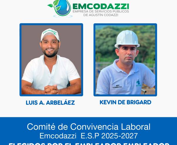 Representantes del Comité de Convivencia Laboral para el periodo 2025–2027 Por parte del empleador